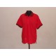Jacquard Collar Golf Shirt Red